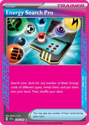 Pokémon TCG Energy Search Pro – SSP 176/191 ACE SPEC Rare Holo – EN
