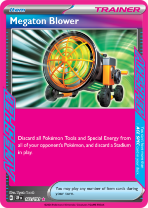 Pokémon TCG Megaton Blower – SSP 182/191 ACE SPEC Rare Holo – EN