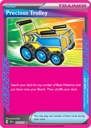 Pokémon TCG Precious Trolley – SSP 185/191 ACE SPEC Rare Holo – EN