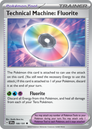 Pokémon TCG Technical Machine: Fluorite – SSP 188/191 Uncommon Reverse Holofoil – EN