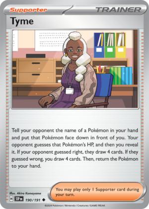 Pokémon TCG Tyme – SSP 190/191 Uncommon Reverse Holofoil – EN