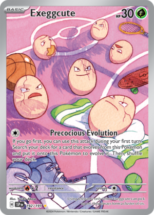 Pokémon TCG Exeggcute – SSP 192/191 Illustration Rare Holo – EN