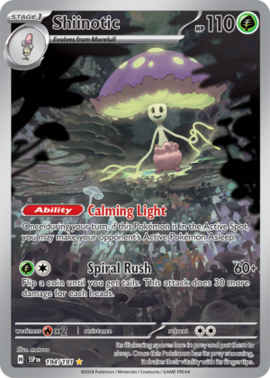 Pokémon TCG Shiinotic – SSP 194/191 Illustration Rare Holo – EN