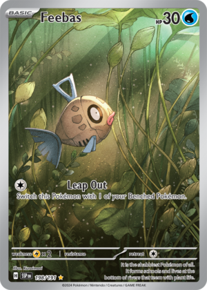 Pokémon TCG Feebas – SSP 198/191 Illustration Rare Holo – EN