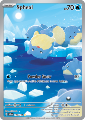 Pokémon TCG Spheal – SSP 199/191 Illustration Rare Holo – EN