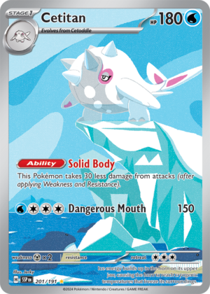 Pokémon TCG Cetitan – SSP 201/191 Illustration Rare Holo – EN