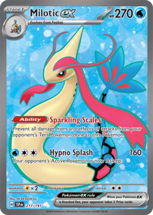 Pokémon TCG Milotic ex – SSP 217/191 Ultra Rare Holo – EN