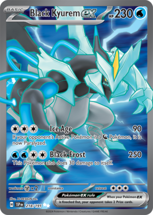 Pokémon TCG Black Kyurem ex – SSP 218/191 Ultra Rare Holo – EN