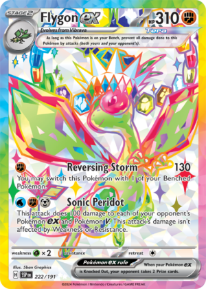 Pokémon TCG Flygon ex – SSP 222/191 Ultra Rare Holo – EN