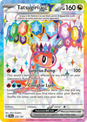 Pokémon TCG Tatsugiri ex – SSP 226/191 Ultra Rare Holo – EN