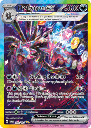 Pokémon TCG Hydreigon ex – SSP 240/191 Special Illustration Rare Holo – EN