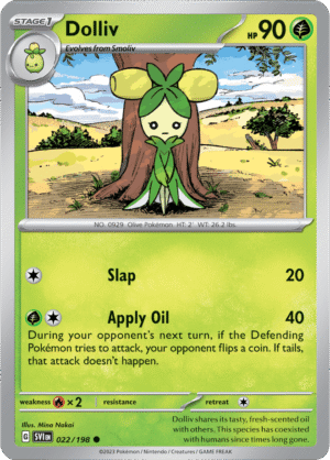 Pokémon TCG Dolliv – SVI 022/198 Common Regular – EN
