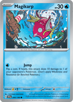 Pokémon TCG Magikarp – SVI 044/198 Common Reverse Holofoil – EN