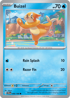 Pokémon TCG Buizel – SVI 046/198 Common Regular – EN