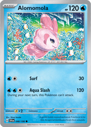 Pokémon TCG Alomomola – SVI 048/198 Common Reverse Holofoil – EN