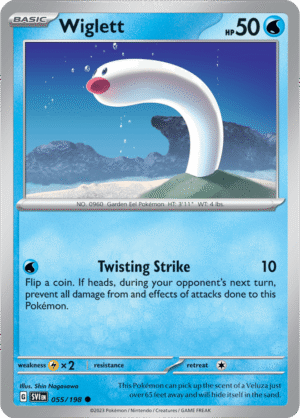 Pokémon TCG Wiglett – SVI 055/198 Common Reverse Holofoil – EN