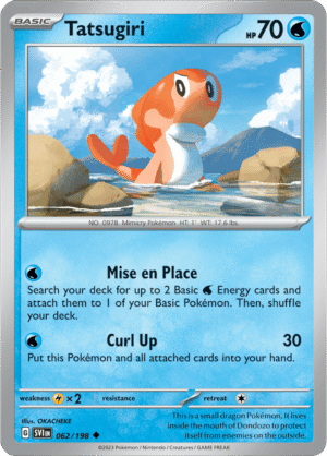 Pokémon TCG Tatsugiri – SVI 062/198 Uncommon Reverse Holofoil – EN