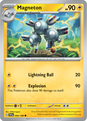 Pokémon TCG Magneton – SVI 064/198 Common Reverse Holofoil – EN
