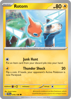 Pokémon TCG Rotom – SVI 070/198 Common Reverse Holofoil – EN