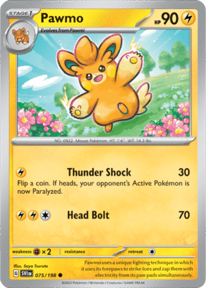 Pokémon TCG Pawmo – SVI 075/198 Common Reverse Holofoil – EN