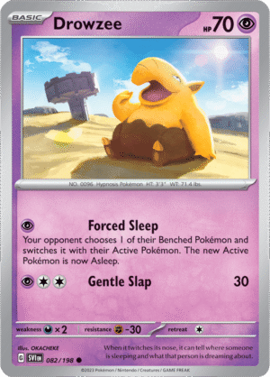 Pokémon TCG Drowzee – SVI 082/198 Common Reverse Holofoil – EN