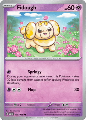 Pokémon TCG Fidough – SVI 098/198 Common Regular – EN