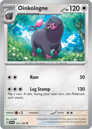 Pokémon TCG Oinkologne – SVI 157/198 Uncommon Reverse Holofoil – EN