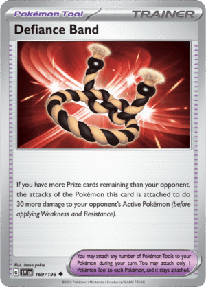 Pokémon TCG Defiance Band – SVI 169/198 Uncommon Reverse Holofoil – EN
