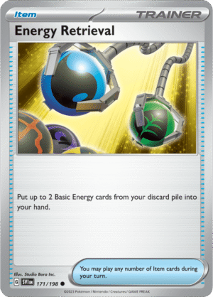 Pokémon TCG Energy Retrieval – SVI 171/198 Common Reverse Holofoil – EN