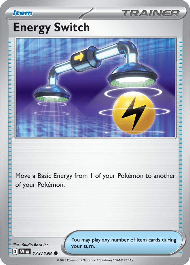 Pokémon TCG Energy Switch – SVI 173/198 Common Reverse Holofoil – EN