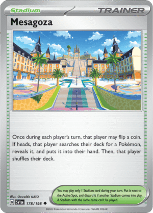 Pokémon TCG Mesagoza – SVI 178/198 Uncommon Reverse Holofoil – EN