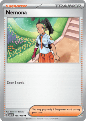 Pokémon TCG Nemona – SVI 180/198 Common Reverse Holofoil – EN