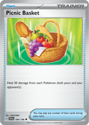 Pokémon TCG Picnic Basket – SVI 184/198 Uncommon Reverse Holofoil – EN