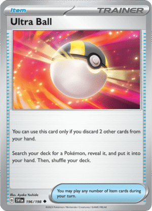 Pokémon TCG Ultra Ball – SVI 196/198 Uncommon Reverse Holofoil – EN