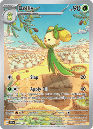 Pokémon TCG Dolliv – SVI 200/198 Illustration Rare Holo – EN