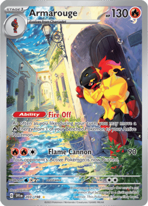 Pokémon TCG Armarouge – SVI 203/198 Illustration Rare Holo – EN