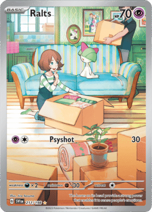 Pokémon TCG Ralts – SVI 211/198 Illustration Rare Holo – EN