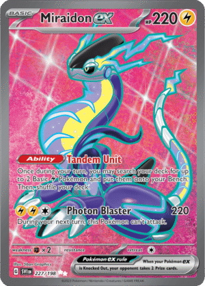 Pokémon TCG Miraidon ex – SVI 227/198 Ultra Rare Holo – EN