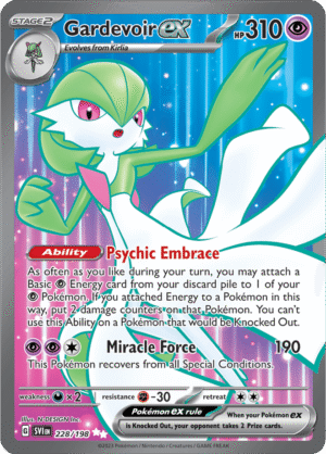 Pokémon TCG Gardevoir ex – SVI 228/198 Ultra Rare Holo – EN