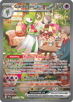 Pokémon TCG Gardevoir ex – SVI 245/198 Special Illustration Rare Holo – EN