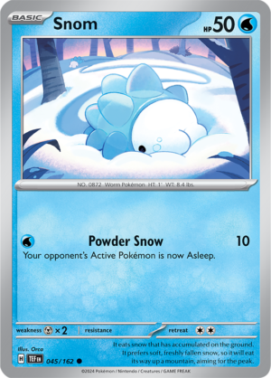 Pokémon TCG Snom – TEF 045/162 Common Regular – EN