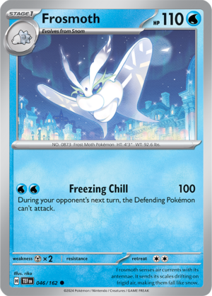 Pokémon TCG Frosmoth – TEF 046/162 Common Regular – EN