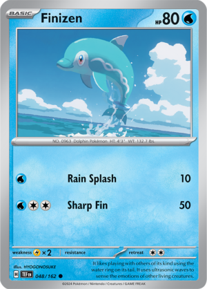Pokémon TCG Finizen – TEF 048/162 Common Reverse Holofoil – EN