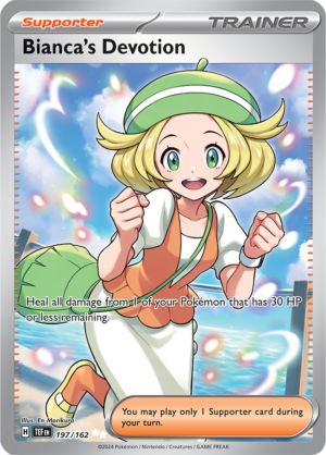 Pokémon TCG Bianca's Devotion – TEF 197/162 Ultra Rare Holo – EN