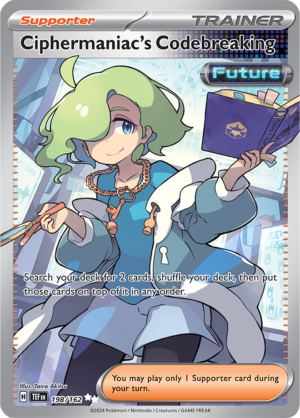 Pokémon TCG Ciphermaniac's Codebreaking – TEF 198/162 Ultra Rare Holo – EN