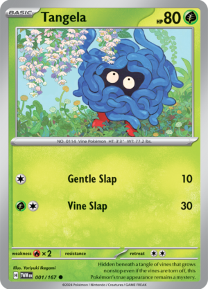 Pokémon TCG Tangela – TWM 001/167 Common Regular – EN