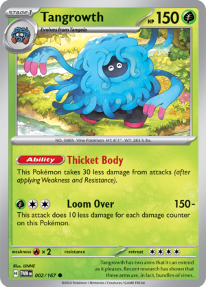Pokémon TCG Tangrowth – TWM 002/167 Common Regular – EN