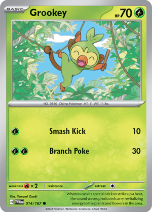 Pokémon TCG Grookey – TWM 014/167 Common Regular – EN