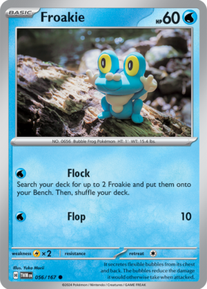 Pokémon TCG Froakie – TWM 056/167 Common Regular – EN