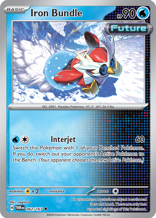 Pokémon TCG Iron Bundle – TWM 062/167 Uncommon Regular – EN